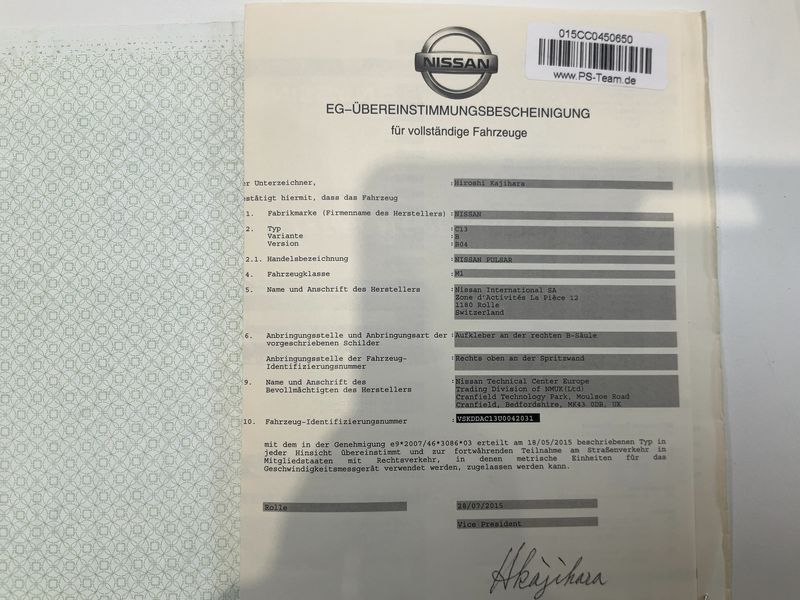 Nissan Pulsar 1.2 N-Tec — zdjęcie 16