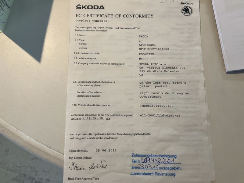 Skoda Roomster 1.2 TSI Ambition — zdjęcie 16
