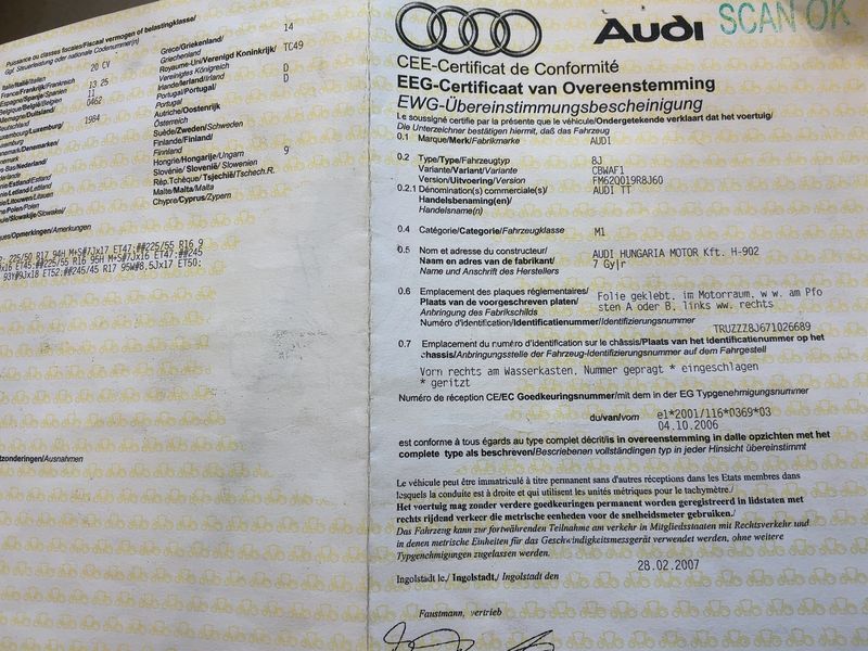 Audi TT 2.0 TFSI Coupe — zdjęcie 16