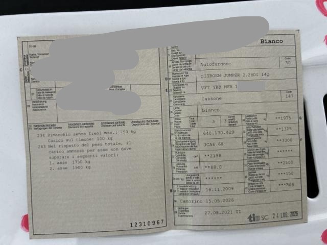 Citroen Jumper fourg. 33 L2H1 vit. 2.2 HDi 120 — zdjęcie 12