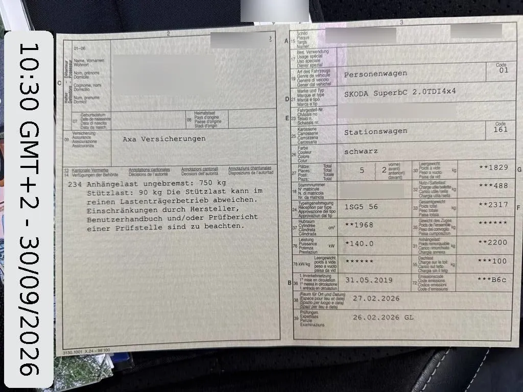 SKODA Superb 2.0 TDiSp.Li.+4x4, 190 PS — zdjęcie 10