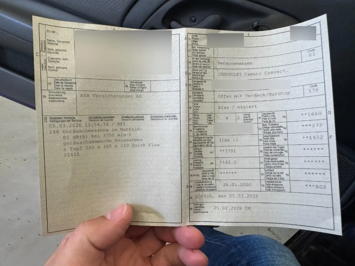 Chevrolet Convert 3.8, 192 PS — zdjęcie 12