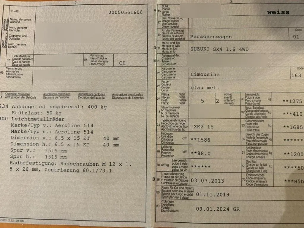 Suzuki SX4 1.6 16V GL 4WD, 120 PS — zdjęcie 10