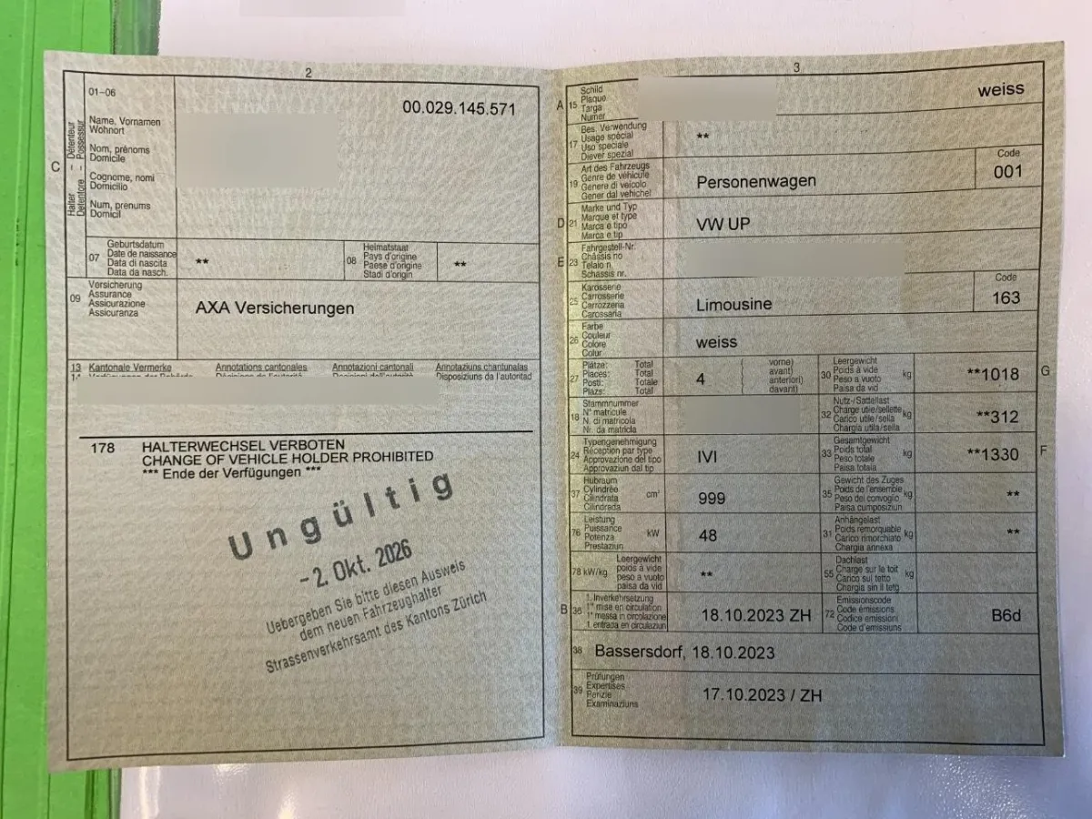 VW 1.0 MPI move up, 65 PS — zdjęcie 10