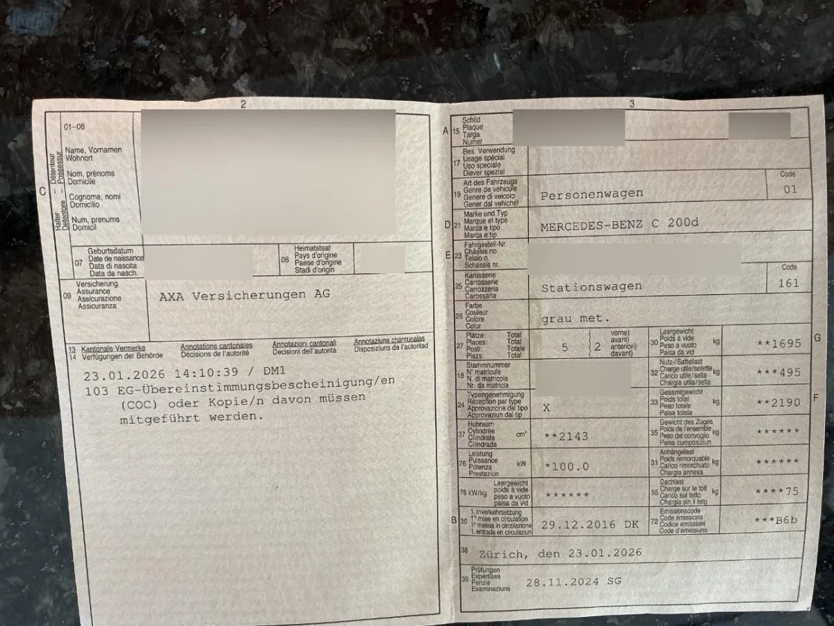 Mercedes-Benz C-Klasse T-Limousine C 200 D 2.1, 135 PS — zdjęcie 8