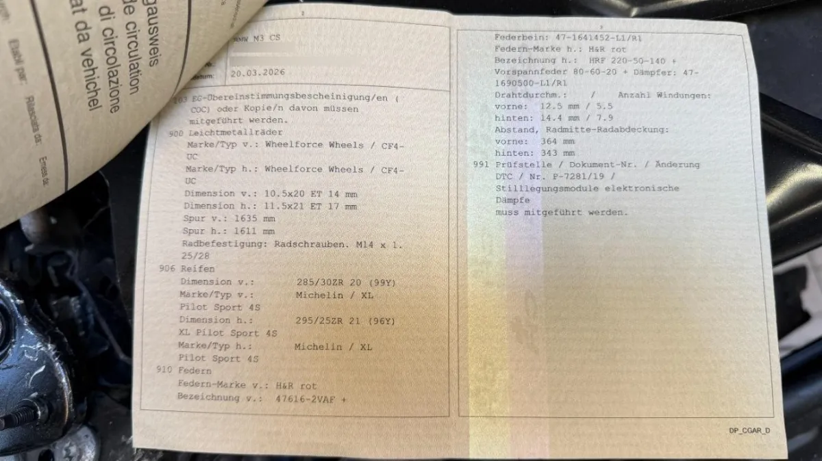 BMW M3 CS G80 , 551 PS — zdjęcie 9