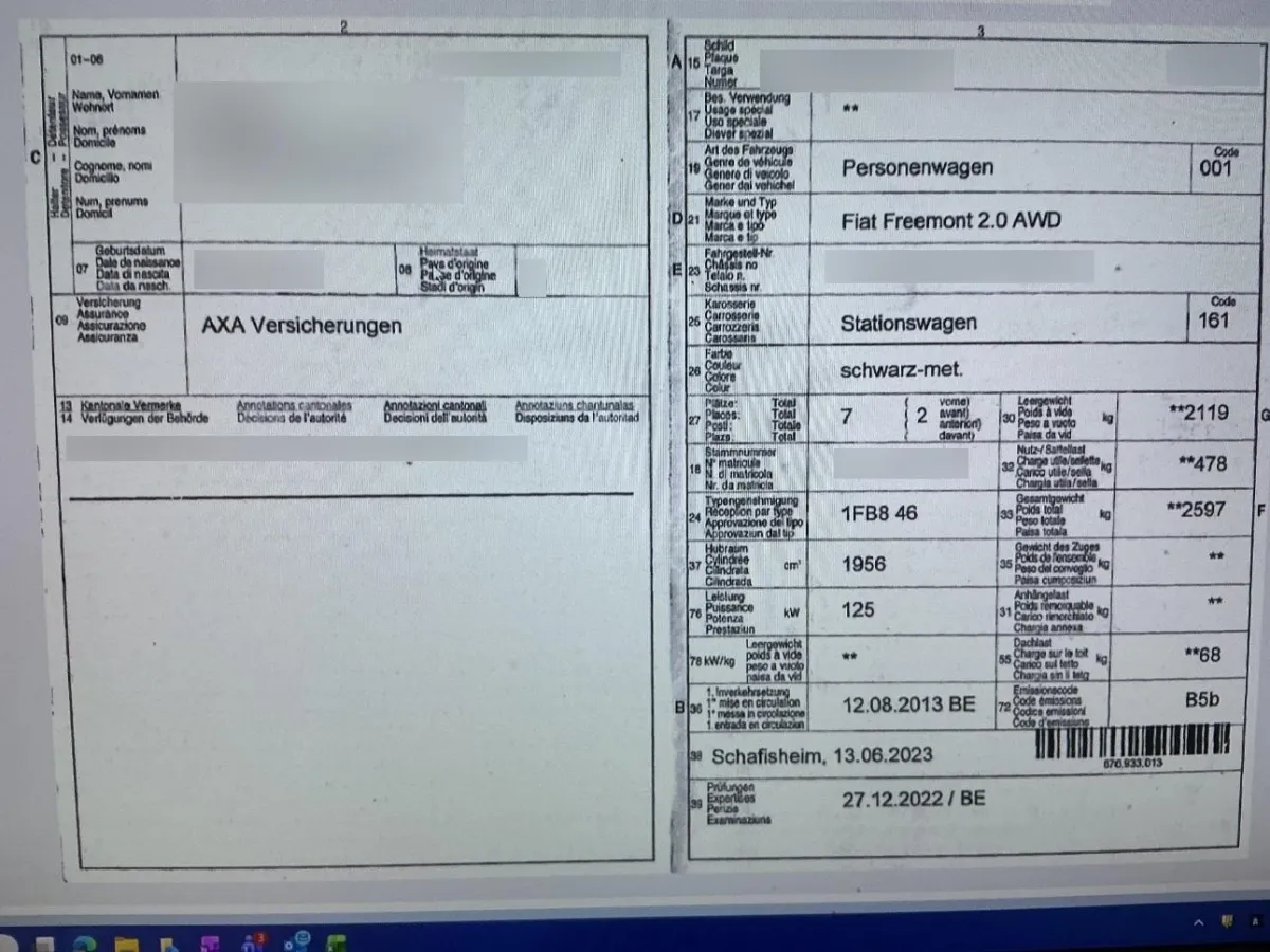FIAT FREEMONT 2.0 AWD, 170 PS — zdjęcie 10