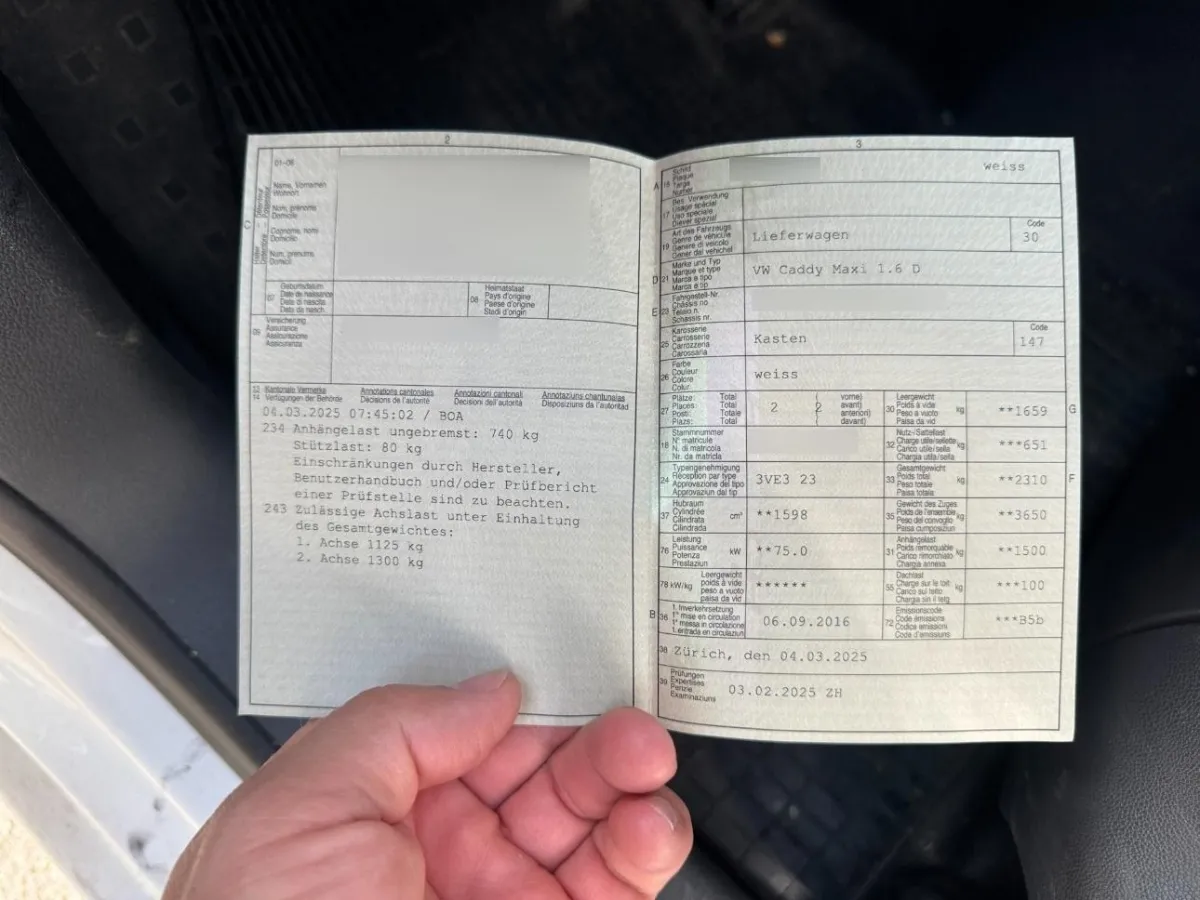 VW Caddy 2C 1.6, 102 PS — zdjęcie 8