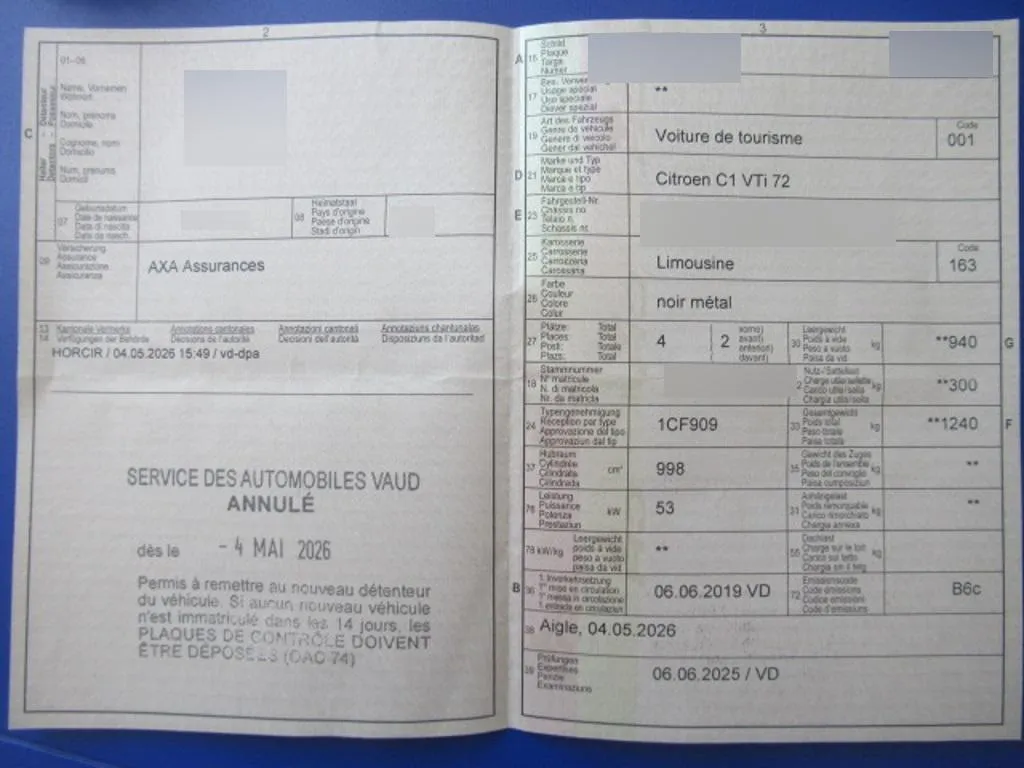 Citroën C1 VTI 72, 72 PS — zdjęcie 7