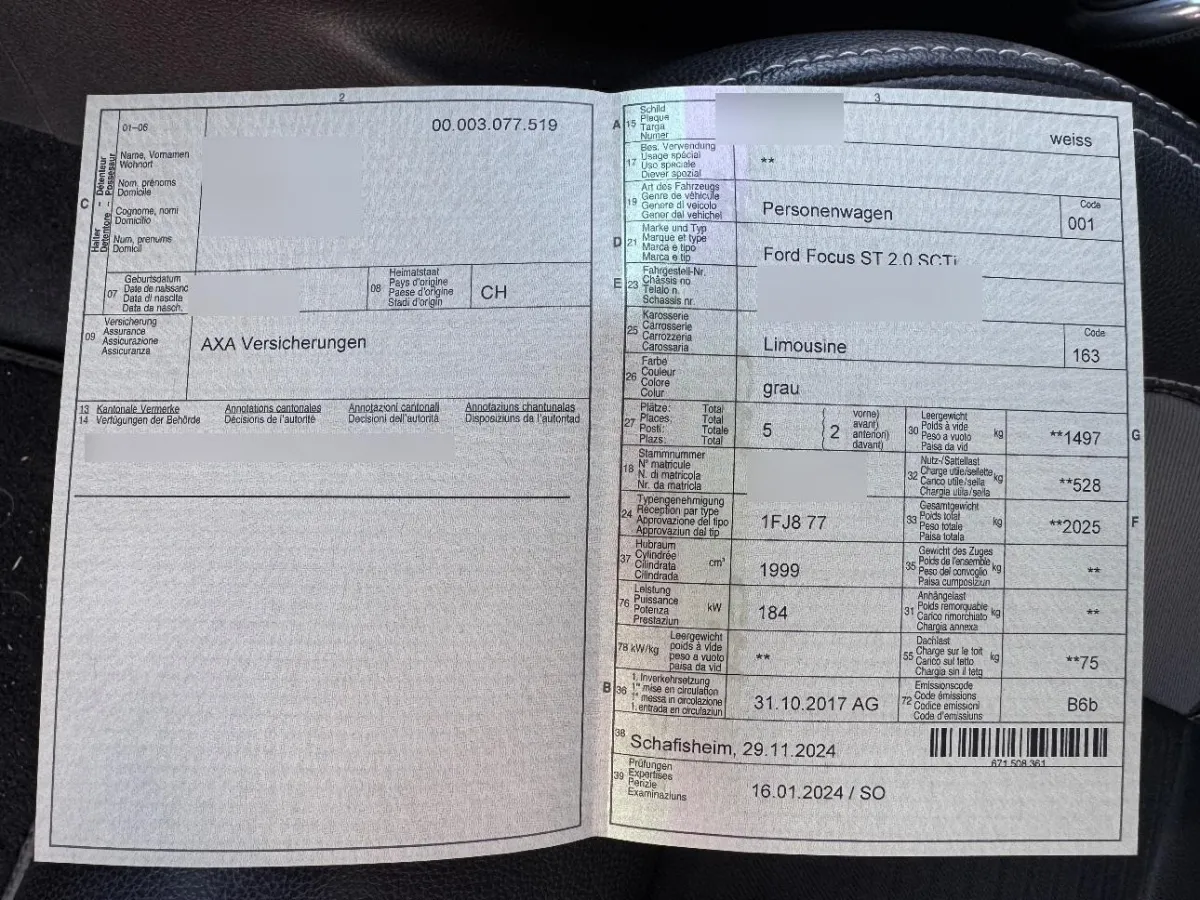 EBZ - Ford Focus 5-türig/Focus 5-türig (Turnier) - CEW Focus ST 2.0, 250 PS — zdjęcie 8